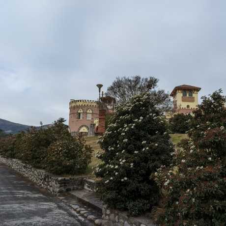imagen de castillo en época invernal